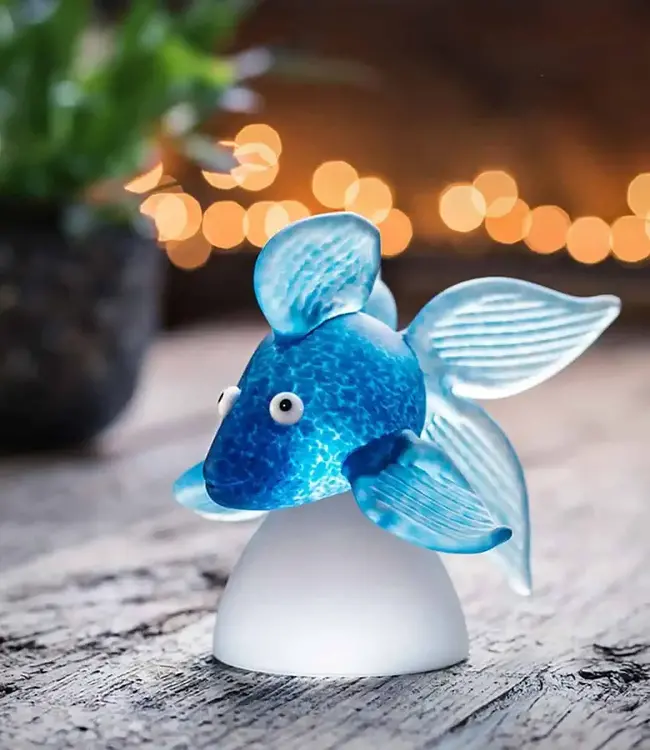 Glasstudio Borowski Borowski glaskunst Oranda blauw