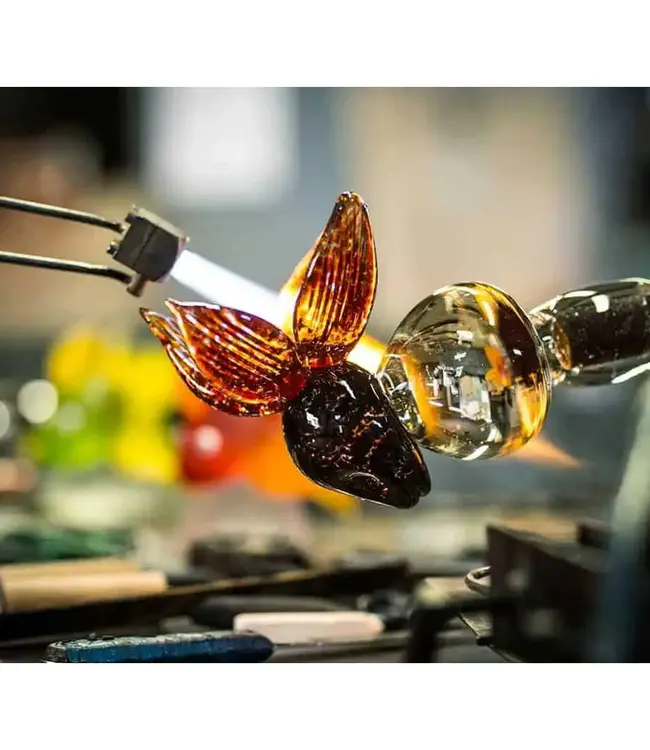 Borowski glaskunst Oranda Blau