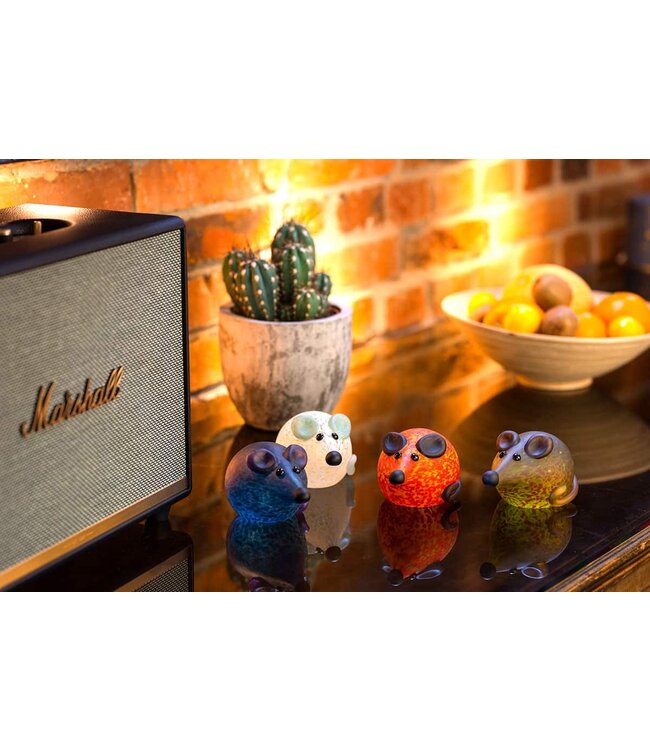 Borowski Briefbeschwerer Mick rot-orange