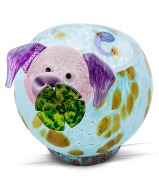 Borowski Studio Line Borowski schaal Lucky Pig, blauw