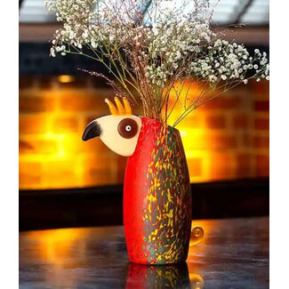 Glasstudio Borowski Borowski vase Loro Rot