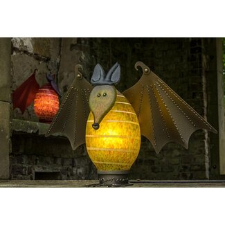 Glasstudio Borowski Borowski lichtobject Vampy olijf