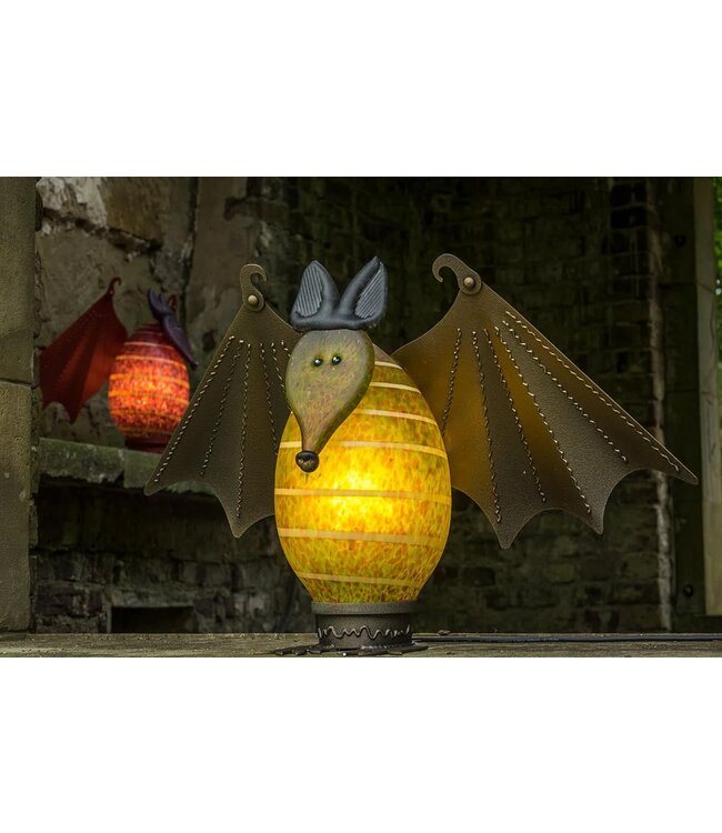 Glasstudio Borowski Borowski Lichtobjekt Vampy Oliv