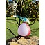 Borowksi Gartenlampe Tukano weiß/rot