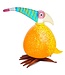 Glasstudio Borowski Borowksi tuinlamp Tukano oranje/lime