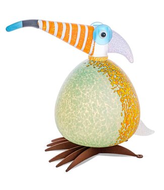 Glasstudio Borowski Borowksi tuinlamp Tukano mint/oranje