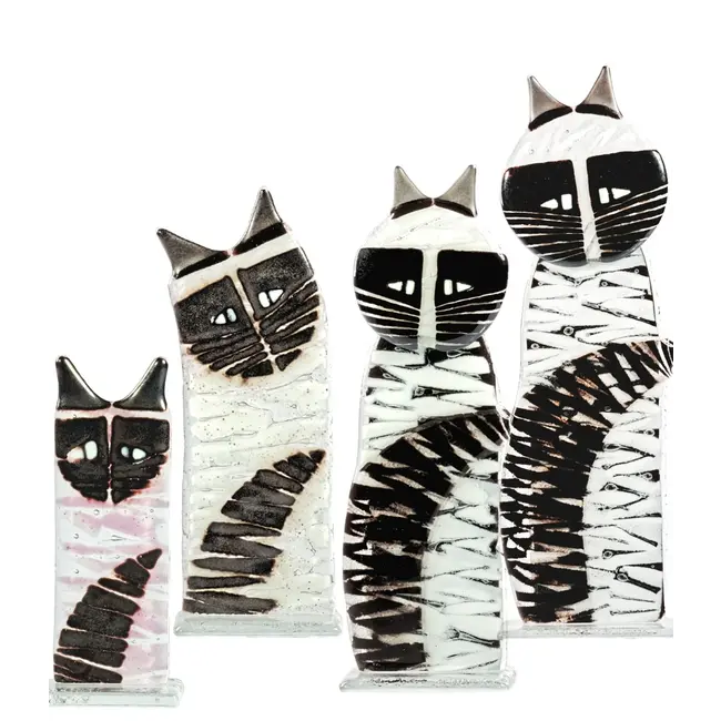 Glass Studio Habrat glazen kat