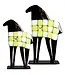 Glass Studio Habrat Habrat beeldje Black Horse lime