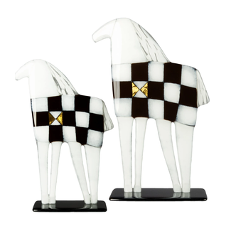 Glass Studio Habrat Habrat - Glasbeeldje White Horse