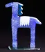 Glass Studio Habrat Habrat - Glaspferd, hellblau