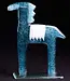 Glass Studio Habrat Habrat - Glazen paard, turquoise