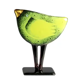 Habrat Glass - Maciej Habrat Habrat - Golden Bird, Lime