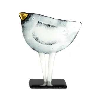 Glass Studio Habrat Habrat - Golden Bird, wit