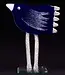 Glass Studio Habrat Habrat - Gläserner Vogel H20cm
