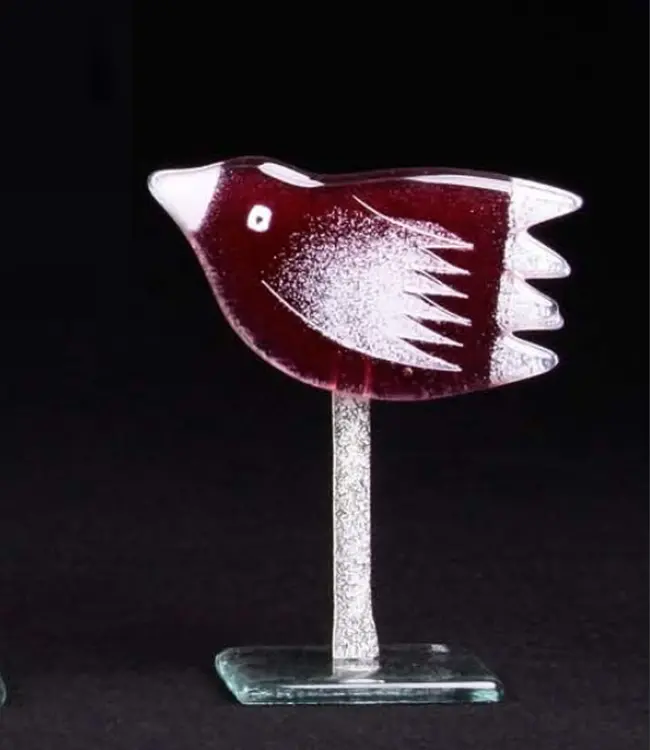 Studio Habrat glazen vogel klein