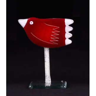 Habrat Glass - Maciej Habrat Habrat - Glazen vogel H14cm, vele kleuren