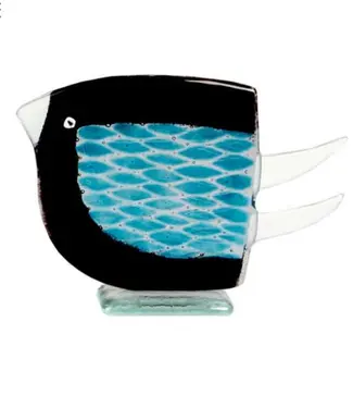 Glass Studio Habrat Studio Habrat - Birdie, türkis