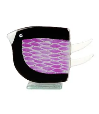 Glass Studio Habrat Studio Habrat - Birdie, paars Glass Studio Habrat Studio Habrat - Birdie, paars