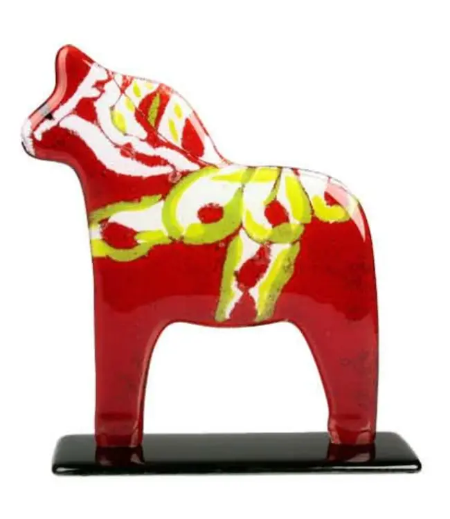 Habrat Glas schwedisches Pferd