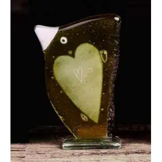 Habrat Glass - Maciej Habrat Habrat - Love Bird lime