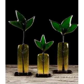 Glass Studio Habrat Habrat - Meadow Flower limoen