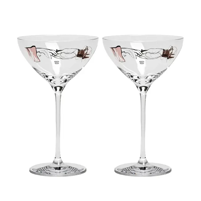 Kosta Boda coupe champagneglas