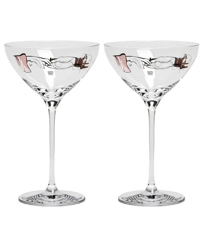 Champagneglas You & Me Together