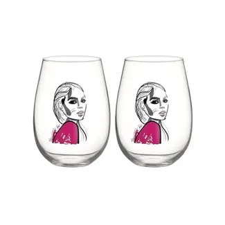 Sara Woodrow Kosta Boda Glas Neben Dir (2er-Pack)