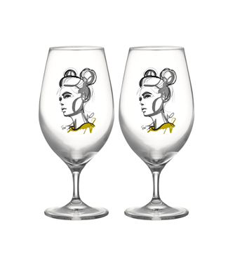 Kosta Boda Kosta Boda bierglas Cheers to you (2er-Pack)