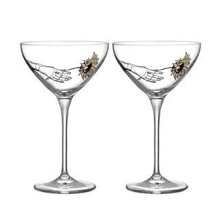 Sara Woodrow Kosta Boda coupe All for you (2-pack)
