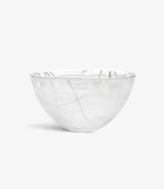 Anna Ehrner Kosta Boda schaal Contrast wit