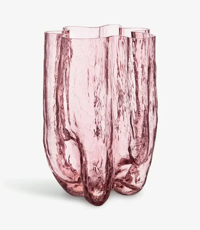 Kristallvase Crackle