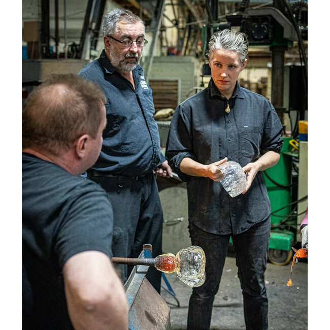 Kristallvase Crackle