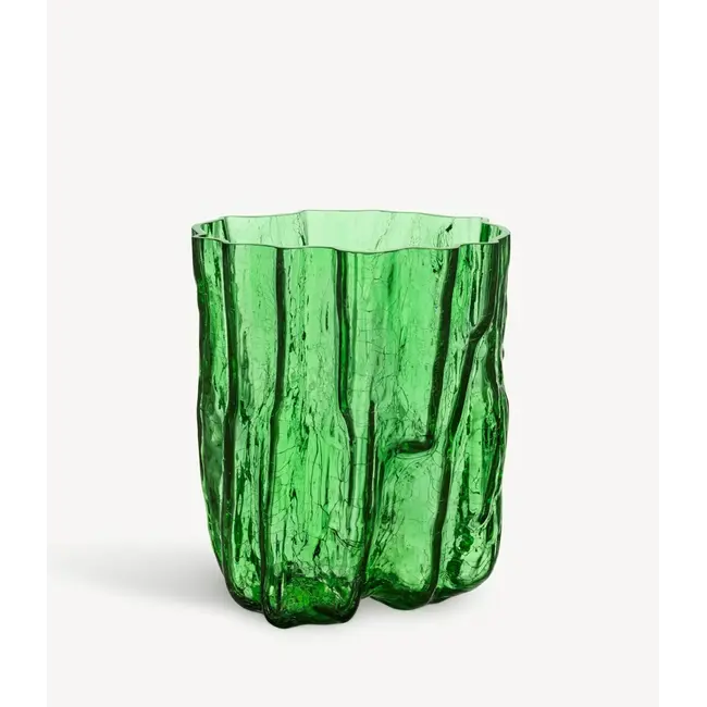 Glaskunstvase Crackle