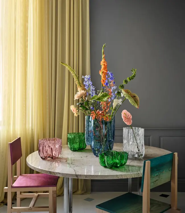 Kristallschale Crackle