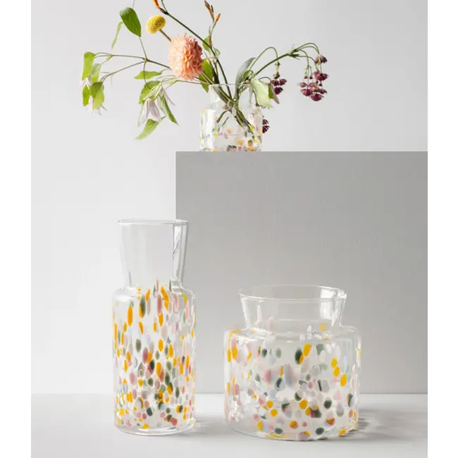 Kristallvase Wiesenfrühling