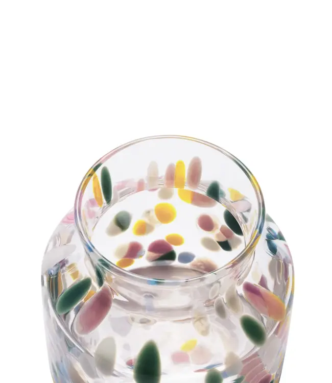 Kristallvase Wiesenfrühling