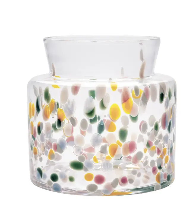 Kristallvase Wiesenfrühling