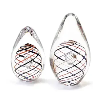 Ozzaro Kristal Tsjechië Ozzaro Collection glaskunst Egg spiral