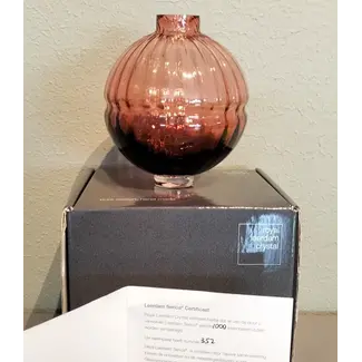 Royal Leerdam Crystal Leerdam oranjevaasje Beatrix 25 Jaar