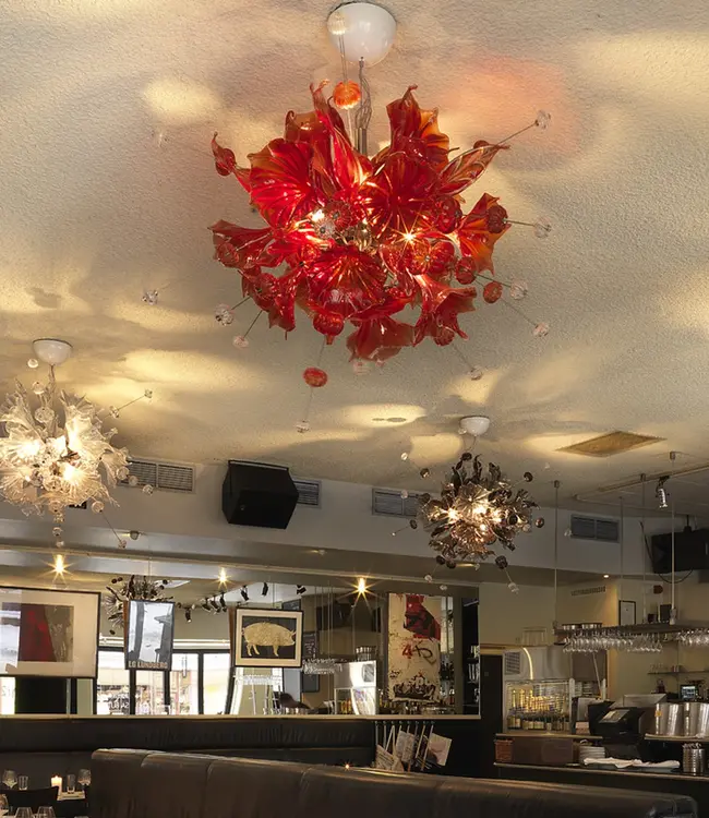 BSWEDEN kroonluchter Kumulus rood