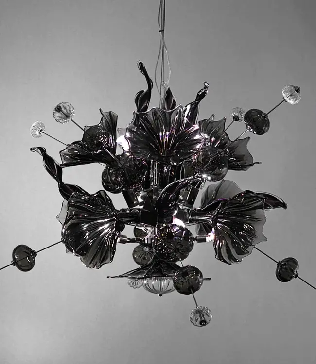 Bsweden - Kristallleuchter Kumulus schwarz