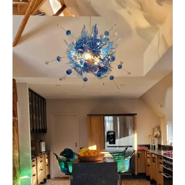 BSWEDEN kroonluchter Kumulus blauw