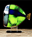 Glass Studio Habrat Habrat - Glazen beeldje Big Fish gold