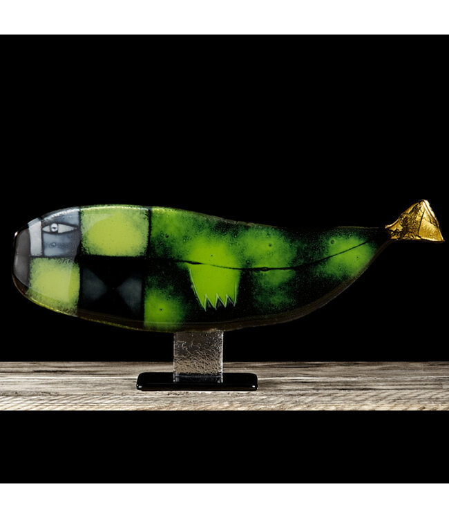 Habrat Glass - Whale Gold