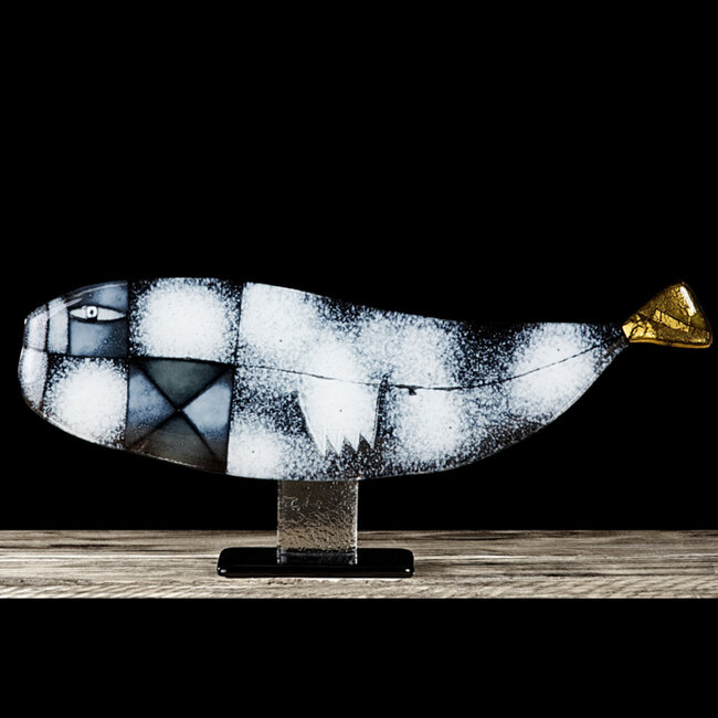 Habrat Glass - Whale Gold