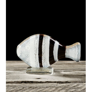 Glass Studio Habrat Habrat - Nemo Fisch klein weiß