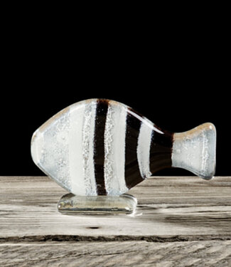 Glass Studio Habrat Habrat - Nemo Fisch klein weiß