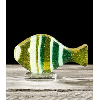 Habrat Glass - Maciej Habrat Habrat - Nemo fish klein, Lime/Clear