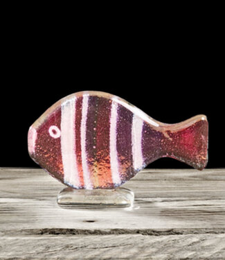 Glass Studio Habrat Habrat - Nemo Fisch klein Pink/Klar